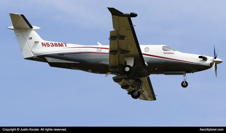 Photo of N538MT - PRIVATE Pilatus PC-12 at TPA on AeroXplorer Aviation Database