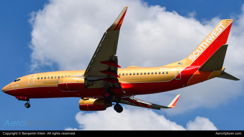 Photo of N711HK - Southwest Airlines Boeing 737-700 at ORF on AeroXplorer Aviation Database