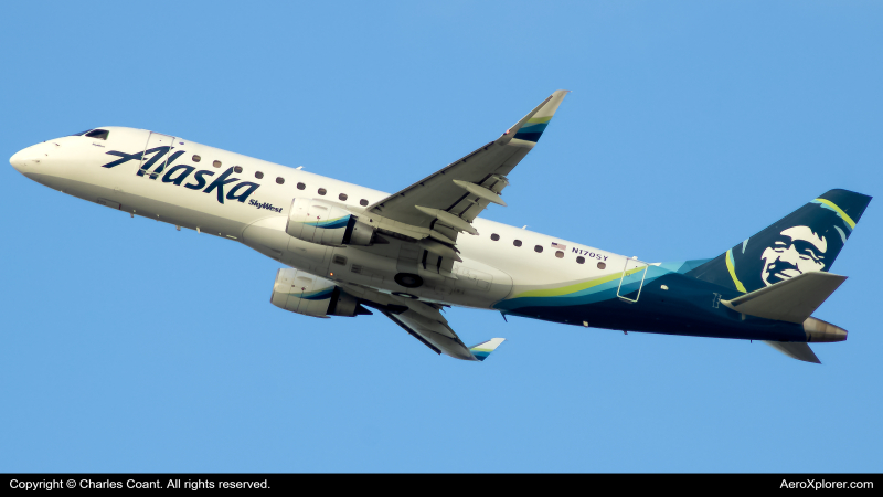 Photo of N170SY - Alaska Airlines Embraer E175 at LAX on AeroXplorer Aviation Database