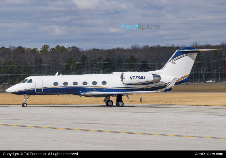 Photo of N776MA - PRIVATE Gulfstream IV at MTN on AeroXplorer Aviation Database