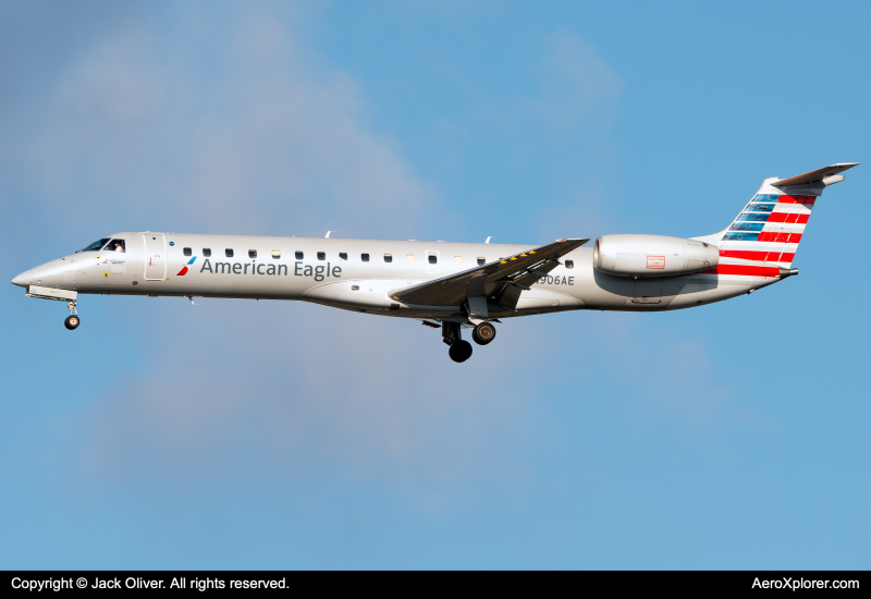 Photo of N906AE - American Eagle Embraer ERJ145 at CLE on AeroXplorer Aviation Database