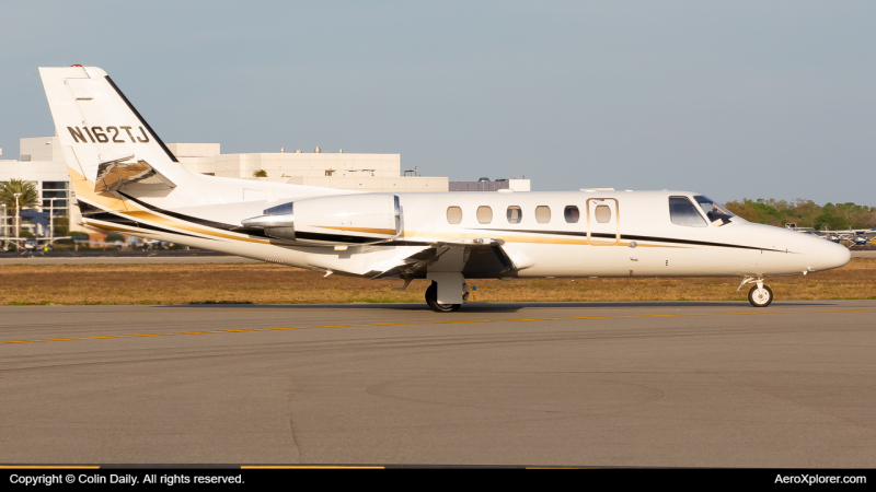Photo of N162TJ - PRIVATE Cessna 550 Citation Bravo at DAB on AeroXplorer Aviation Database