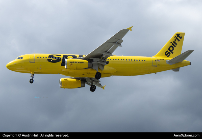 Photo of N698NK - Spirit Airlines Airbus A320 at LBE on AeroXplorer Aviation Database
