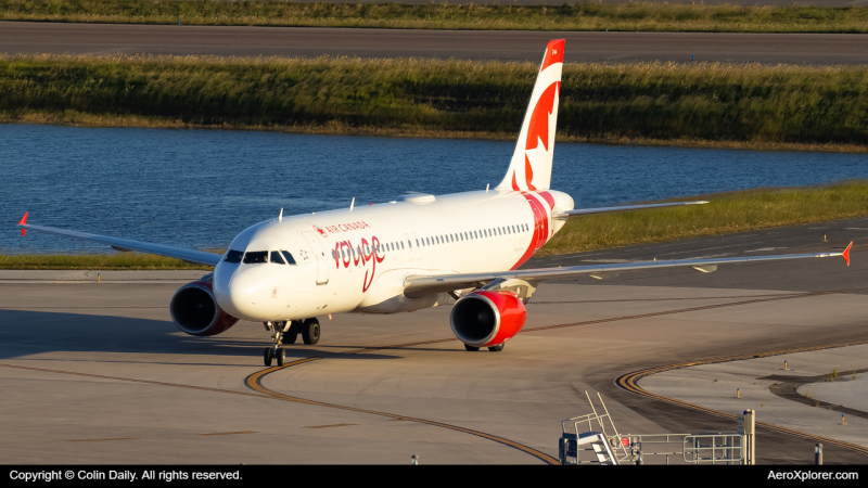 Photo of C-GFCI - Air Canada Rouge Airbus A320 at MCO on AeroXplorer Aviation Database