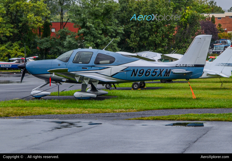 Photo of N965XM - PRIVATE Cirrus SR-22 at GAI on AeroXplorer Aviation Database