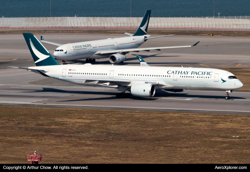 Photo of B-LRP - Cathay Pacific Airbus A350-900 at HKG on AeroXplorer Aviation Database