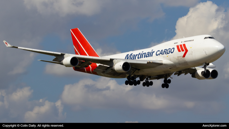 Photo of PH-MPS - Martinair Cargo Boeing 747-400F at MIA on AeroXplorer Aviation Database