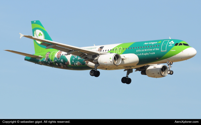 Photo of EI-DEO - Aer Lingus Airbus A320 at BRU on AeroXplorer Aviation Database