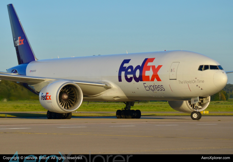 Photo of N864FD - FedEx Boeing 777-F at CGN on AeroXplorer Aviation Database