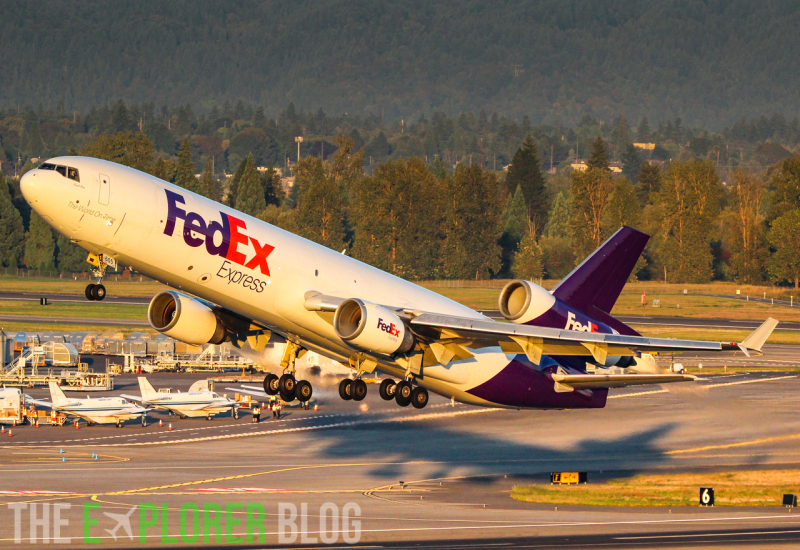 Photo of N605FE - FedEx McDonnell Douglas MD-11F at PDX on AeroXplorer Aviation Database