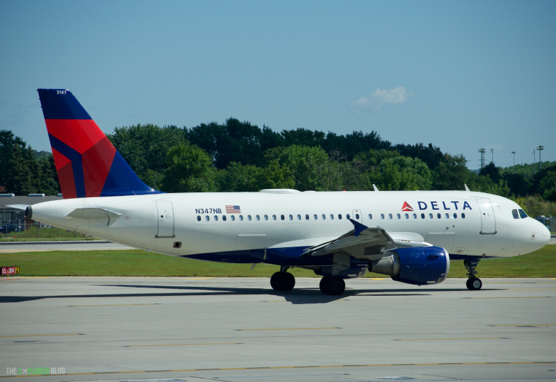 Photo of N347NB - Delta Airlines Airbus A319 at MSP on AeroXplorer Aviation Database