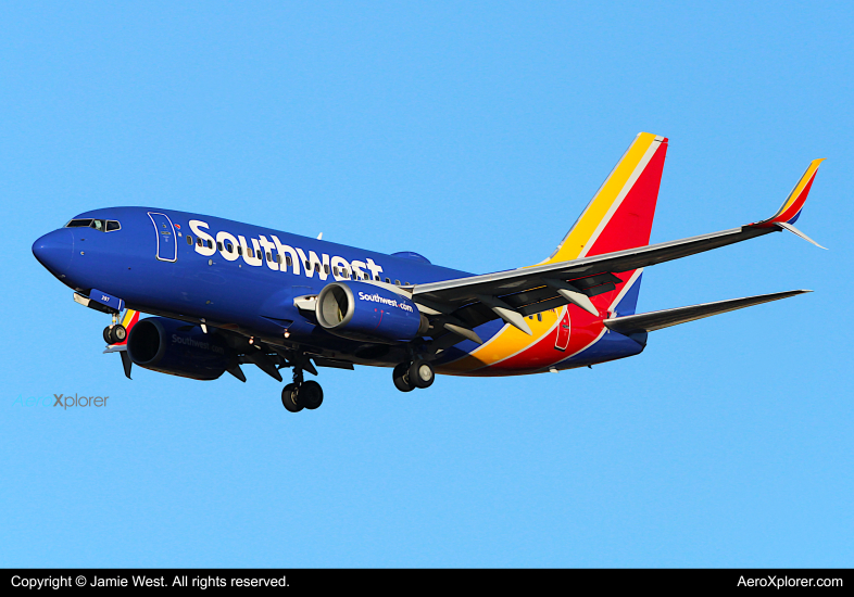 Photo of N297WN - Southwest Airlines Boeing 737-700 at SJC on AeroXplorer Aviation Database