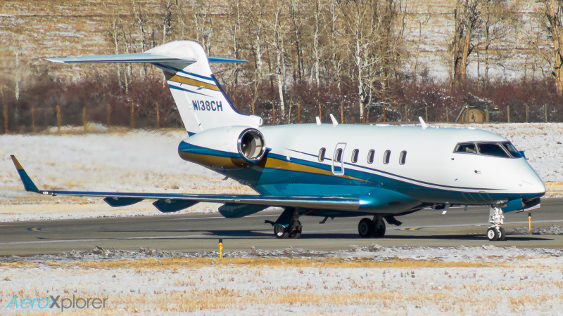 Photo of N138CH - PRIVATE Bombardier Challenger 350 at ASE on AeroXplorer Aviation Database