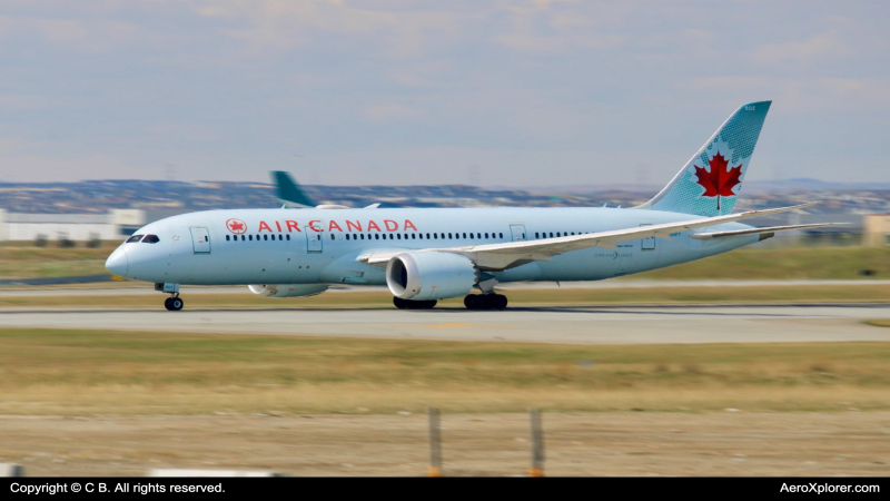 Photo of C-GHPT - Air Canada Boeing 787-8 at YYC on AeroXplorer Aviation Database