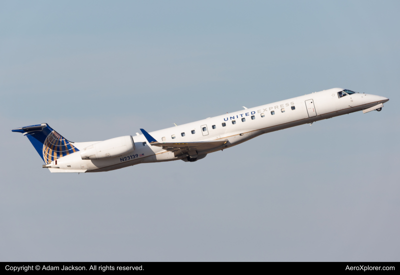 Photo of N23139 - United Express Embraer ERJ145 at IAD on AeroXplorer Aviation Database