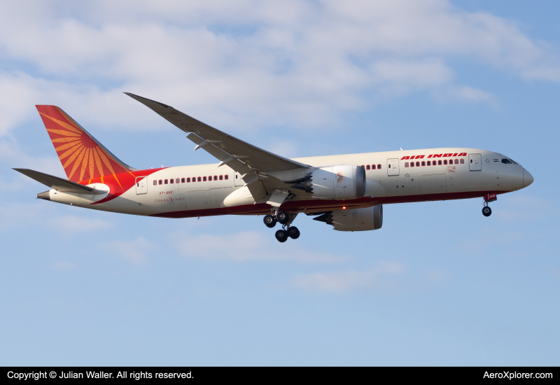 Photo of VT-ANO - Air India B787-8 at LHR on AeroXplorer Aviation Database
