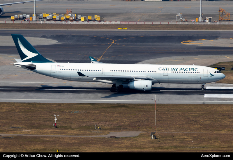 Photo of B-HWM - Cathay Pacific Airbus A330-300 at HKG on AeroXplorer Aviation Database