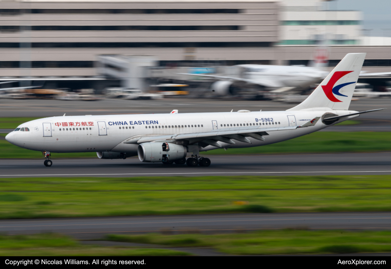 Photo of B-5962 - China Eastern Airlines Airbus A330-200 at HND on AeroXplorer Aviation Database