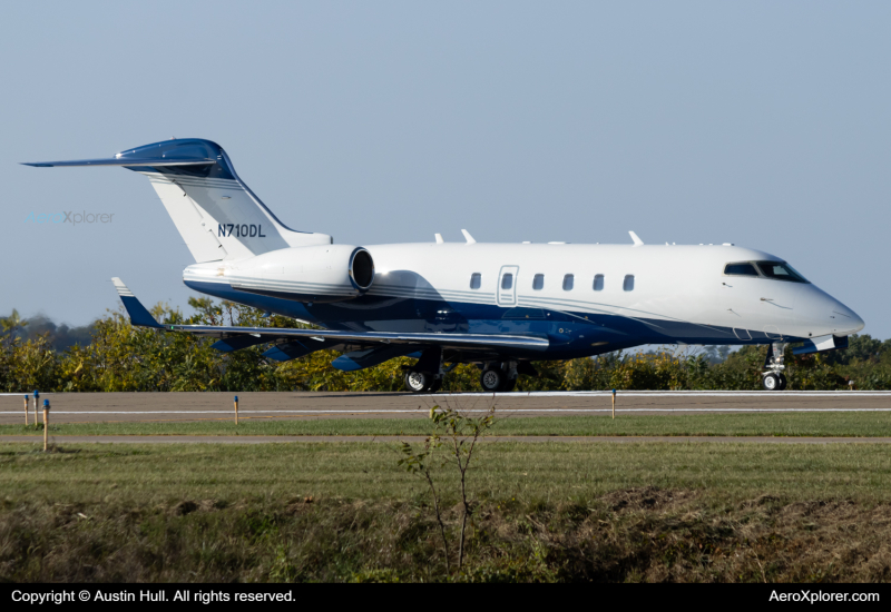 Photo of N710DL - PRIVATE  Bombardier Challenger 300 at AGC on AeroXplorer Aviation Database