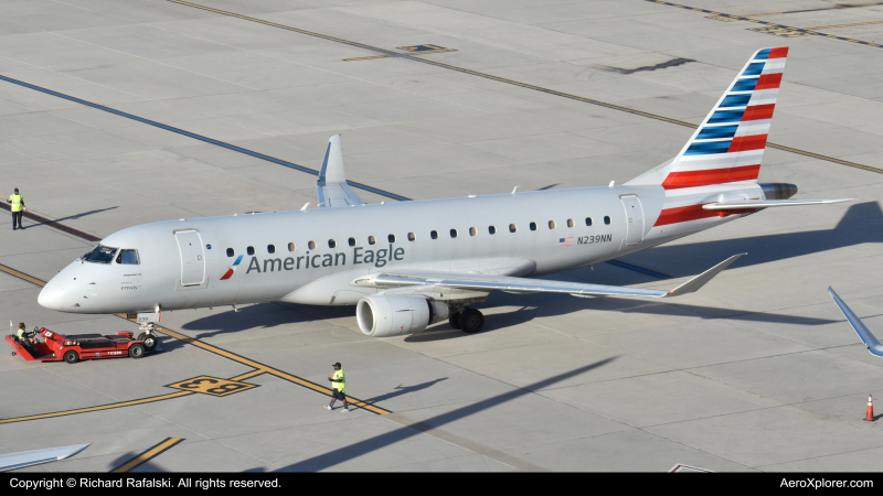 Photo of N239NN - American Eagle Embraer E175 at PHX on AeroXplorer Aviation Database
