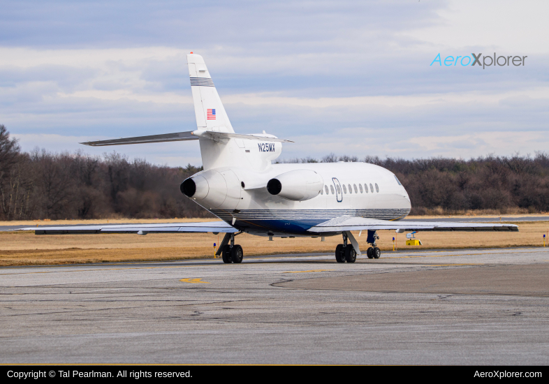 Photo of N25MX - PRIVATE Dassault Falcon 900EX at MTN on AeroXplorer Aviation Database