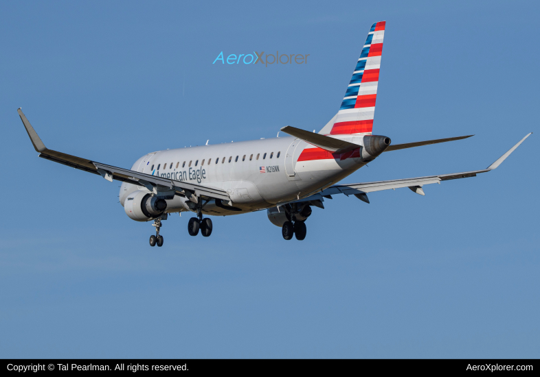 Photo of N216NN - American Eagle Embraer E175 at PIT on AeroXplorer Aviation Database