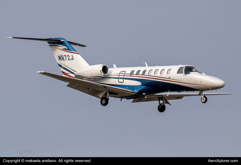 Photo of N872J - PRIVATE  Cessna Citation CJ3 at BOI on AeroXplorer Aviation Database