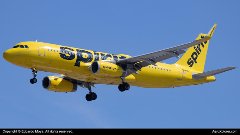 Photo of N621NK - Spirit Airlines Airbus A320 at MCO on AeroXplorer Aviation Database