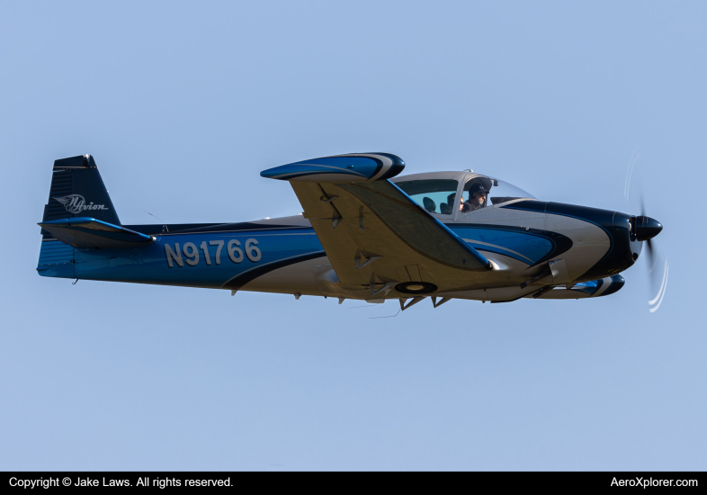 Photo of N91766 - PRIVATE Ryan Navion 4 at CJR on AeroXplorer Aviation Database