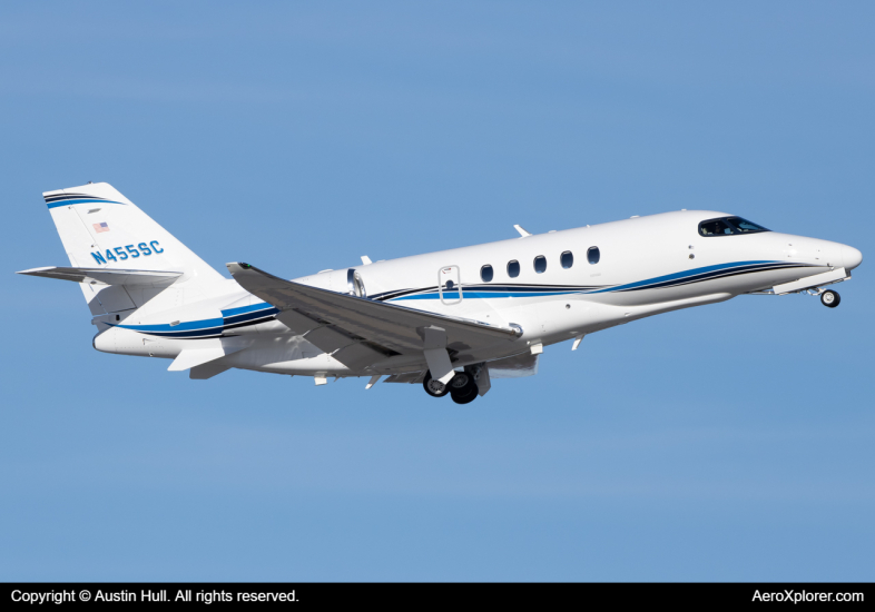 Photo of N455SC - PRIVATE Cessna 680 Citation Latitude at TOL on AeroXplorer Aviation Database