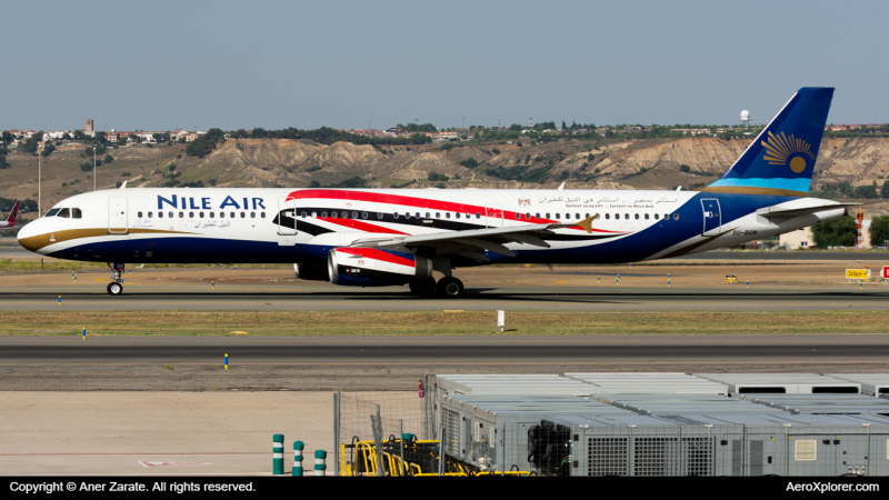 Photo of SU-BQN - Nile Air Airbus A321 at MAD on AeroXplorer Aviation Database