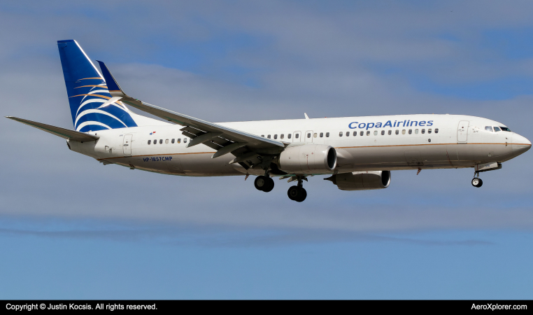 Photo of HP-1857CMP - Copa Airlines Boeing 737-800 at MIA on AeroXplorer Aviation Database
