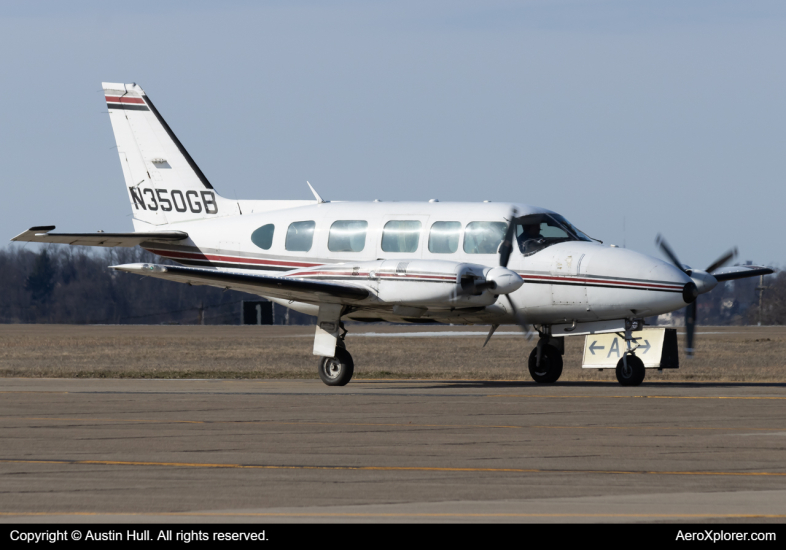 Photo of N350GB - Private  Piper PA-31 at AGC on AeroXplorer Aviation Database