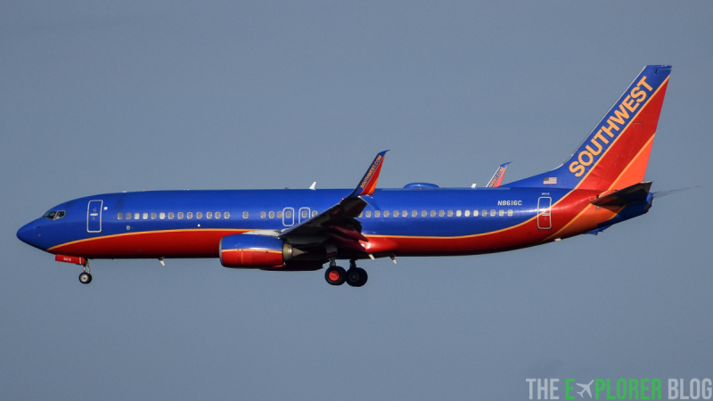 Photo of N8616C - Southwest Airlines Boeing 737-800 at SEA on AeroXplorer Aviation Database