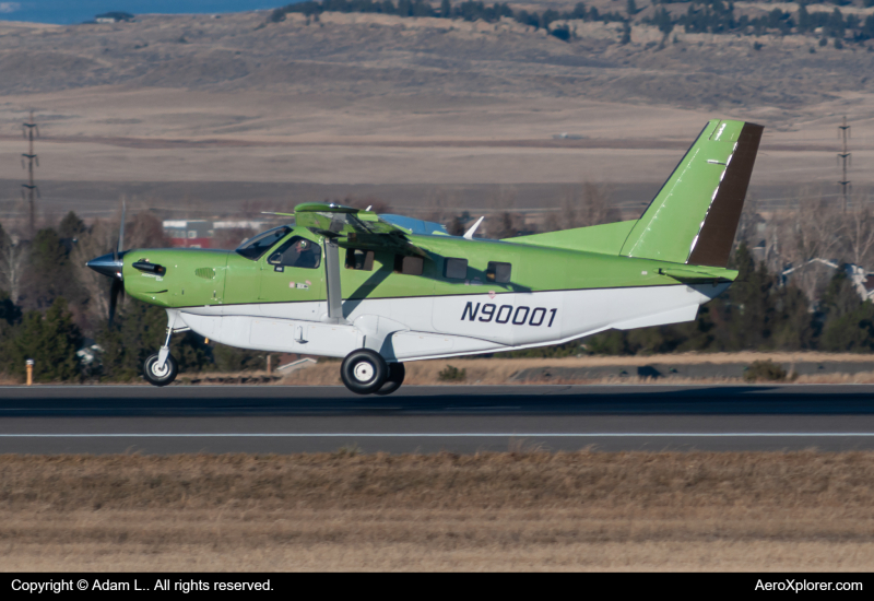 Photo of N90001 - Quest Aircraft Quest Kodiak 100 at BIL on AeroXplorer Aviation Database