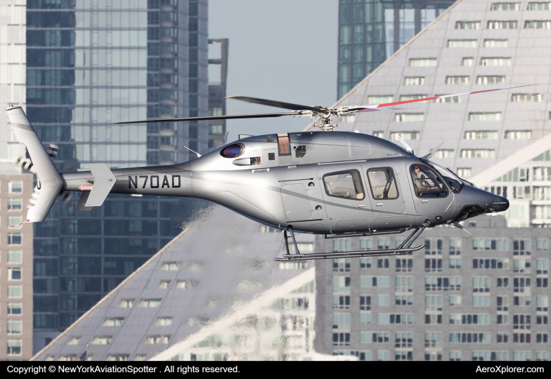 Photo of N70AD - Private  Bell 429 at JRA on AeroXplorer Aviation Database