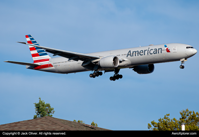 Photo of N736AT - American Airlines Boeing 777-300ER at JFK on AeroXplorer Aviation Database