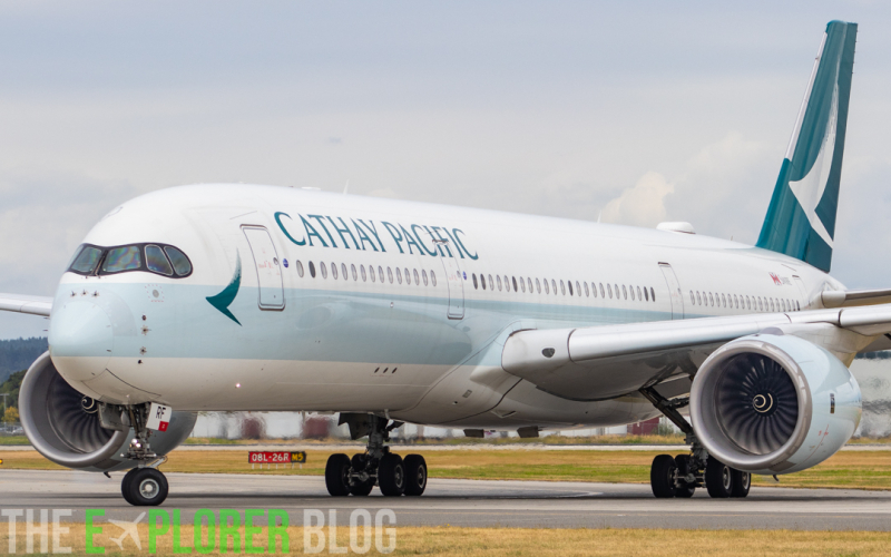 Photo of B-LRF - Cathay Pacific Airbus A350-900 at YVR on AeroXplorer Aviation Database