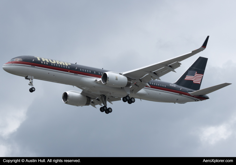 Photo of N757AF - PRIVATE Boeing 757-200 at LBE on AeroXplorer Aviation Database