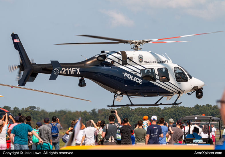 Photo of N211FX - Fairfax County Police  Bell 429 at IAD on AeroXplorer Aviation Database