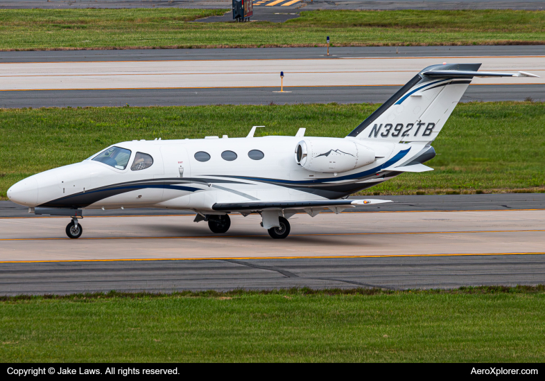 Photo of N392TB - PRIVATE Cessna 510 Citation Mustang at IAD on AeroXplorer Aviation Database