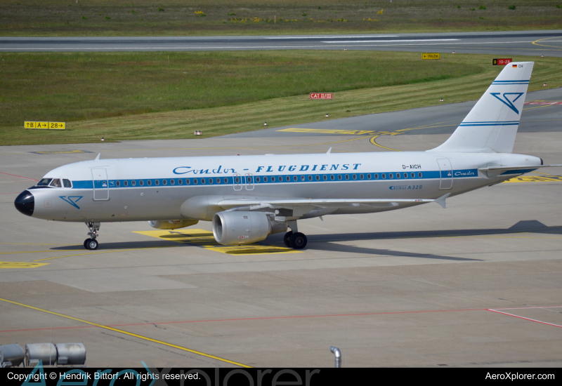 Photo of D-AICH - Condor Airbus A320 at NUE on AeroXplorer Aviation Database