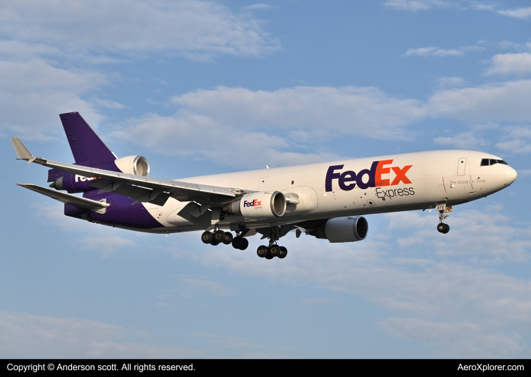 Photo of N572FE - FedEx McDonnell Douglas MD-11F at YYZ on AeroXplorer Aviation Database