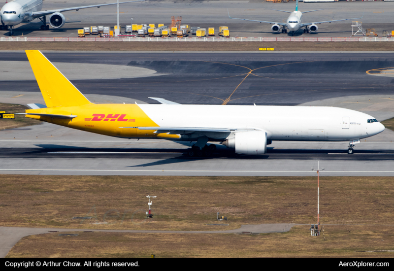 Photo of N775SA - Polar Air Cargo Boeing 777-F at HKG on AeroXplorer Aviation Database