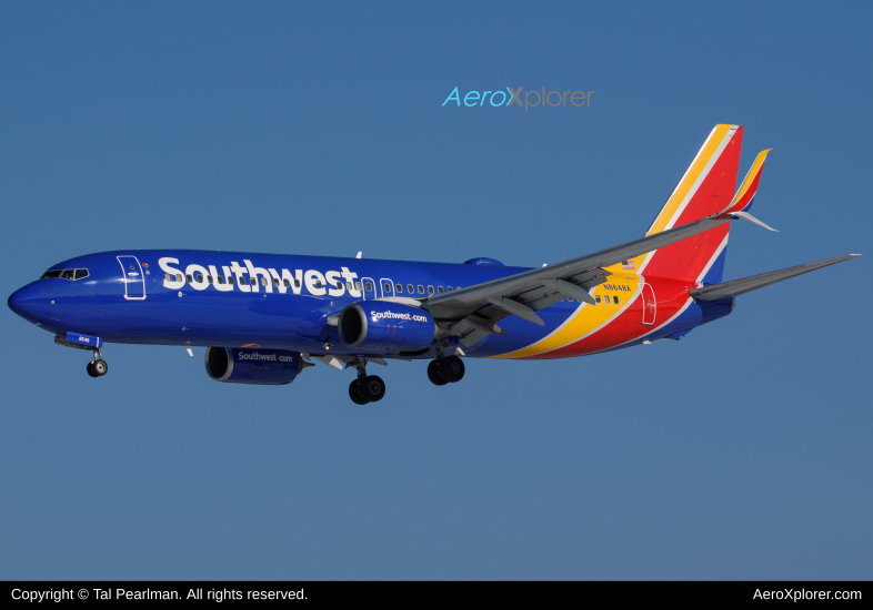 Photo of N8648A - Southwest Airlines Boeing 737-800 at BWI on AeroXplorer Aviation Database