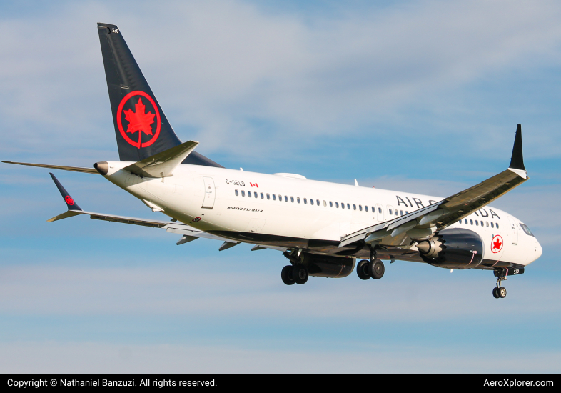 Photo of C-GELQ - Air Canada Boeing 737 MAX 8 at YYZ on AeroXplorer Aviation Database