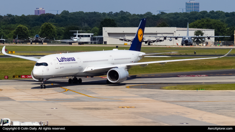 Photo of D-AIXD - Lufthansa Airbus A350-900 at CLT on AeroXplorer Aviation Database