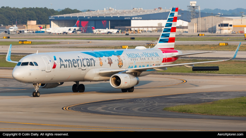 Photo of N167AN - American Airlines Airbus A321-200 at ATL on AeroXplorer Aviation Database