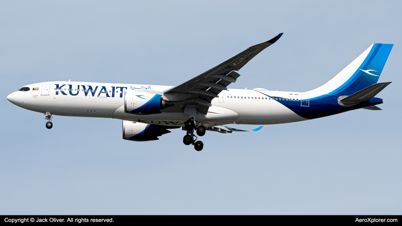 Photo of 9K-API - Kuwait Airways Airbus A330-800 at JFK on AeroXplorer Aviation Database