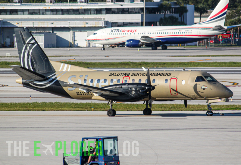 Photo of N412XJ - Silver Airways Saab 340 at FLL on AeroXplorer Aviation Database